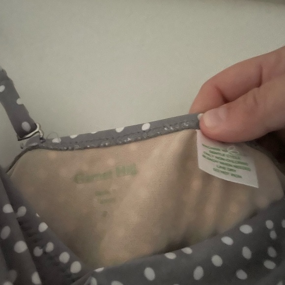 NWOT Garnet Hill Polka Dot Skirted Swimdress Modest - Picture 2 of 7